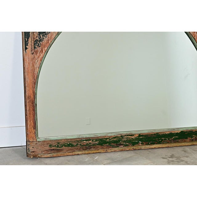 French 19th Century Window Transom Mirror For Sale - Image 9 of 11