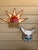 Handmade Gilded Venetian-Style Papier-Mache Celestial Masks, Representing the Sun (Sole) and the Moon (Luna) For Sale - Image 9 of 14