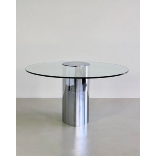 1970s Vintage Cantilever Table attributed to Cini Boeri Produced Gavina for Knoll Mod Lunario, 1970s For Sale - Image 5 of 5