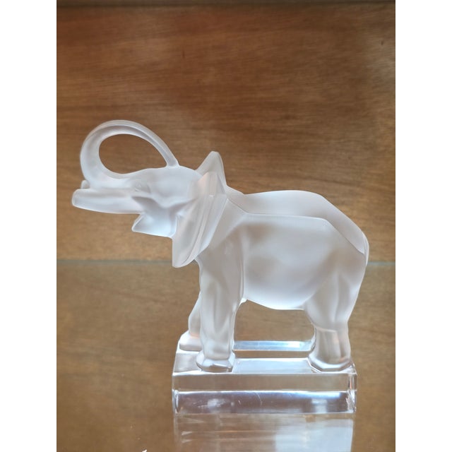 Mid 20th Century Lalique Elephant For Sale - Image 5 of 9