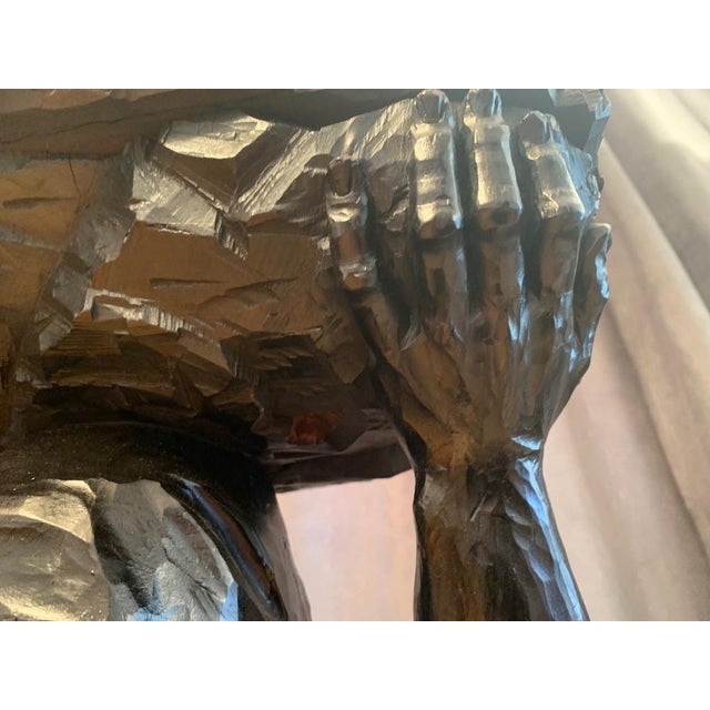 Swiss Artist, Black Forest Gnome or Dwarf, Late 19th Century, Limewood For Sale - Image 11 of 18