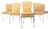 Vintage Leather Dining Chairs in the style of Gerard Van Den Berg, 1980s, Set of 6 For Sale