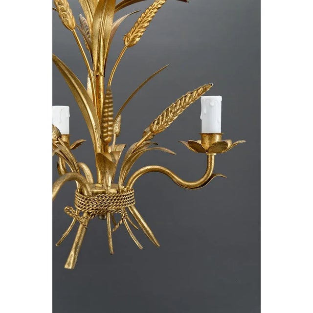 Golden Pendant with Ears of Wheat, 1960s For Sale - Image 11 of 13