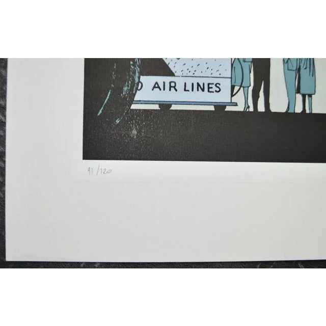 Philippe Berthet, Pin-Up L'avion, Silkscreen For Sale - Image 4 of 8