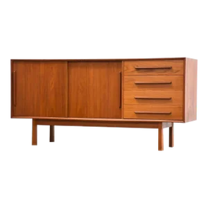 1960s Danish Modern Teak Credenza