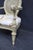 Hancock & Moore Louis XVI Style Crewel Work & Cane Armchair
