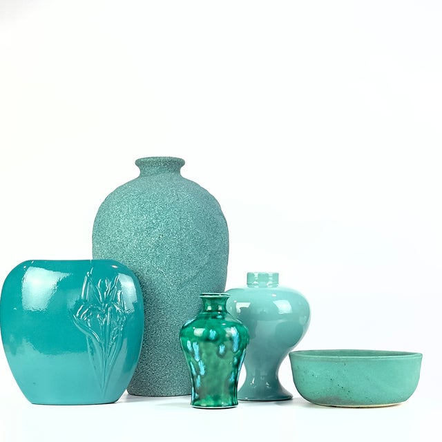 Top 20 Shades of Jade Vintage Ceramics Instant Collection For Sale - Image 4 of 18