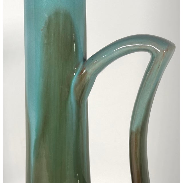 Clement Massier Golfe Juan Art Pottery Chamberstick c.1900 For Sale - Image 6 of 16