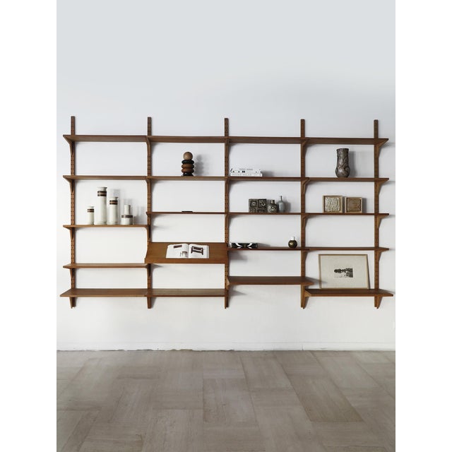 Scandinavian Oak Royal System by Poul Cadovius, 1960s, in Very Good conditions. Designed 1960 to 1969 I have official...