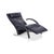 3100 Lounge Chair in Dark Blue Leather from Rolf Benz For Sale - Image 4 of 16