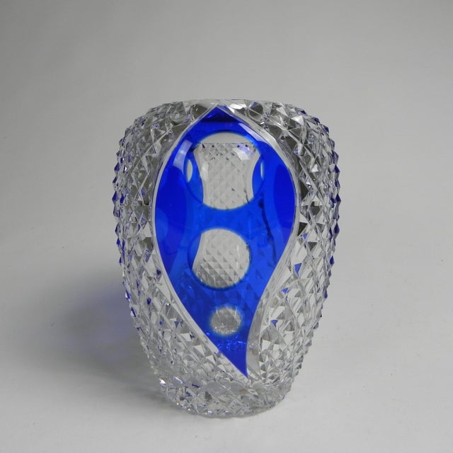 Number 136-180 Vase by Xavier Crespo for Val Saint Lambert, 1990s For Sale - Image 3 of 16