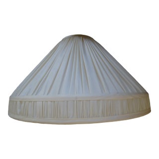 Late 20th Century Custom Silk Lamp Shade Pair Available For Sale