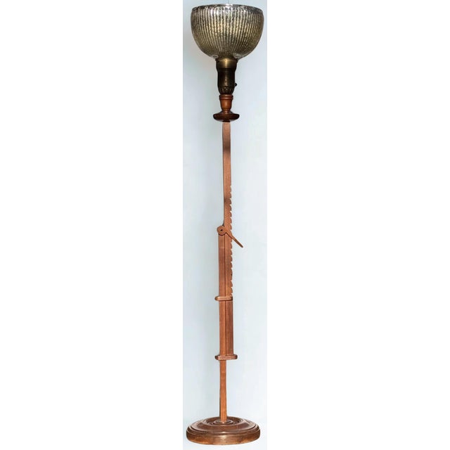 Mid-Century Modern Francis Elkins Ratchet Lamp For Sale - Image 16 of 17