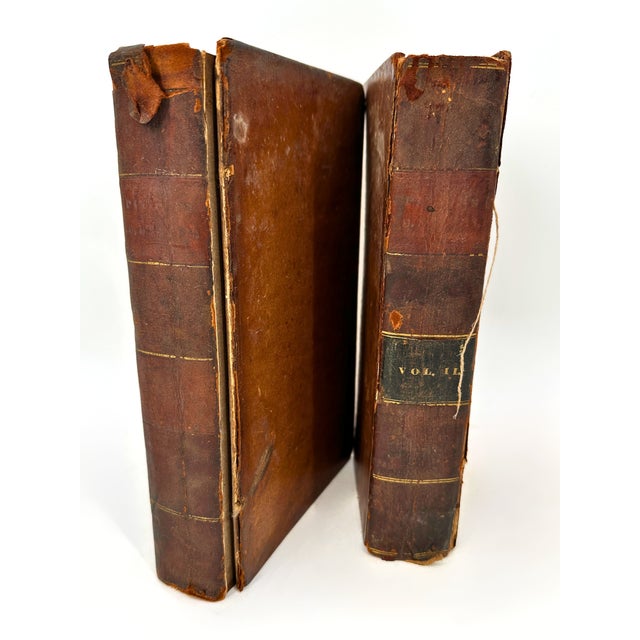 Antique 1829 Political & Civil History of the United States Books by Timothy Pitkin - Set of 2 For Sale In Greensboro - Image 6 of 12