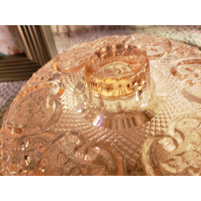 Mid-Century Pink Depression Glass - Footed & Marked Kig ...