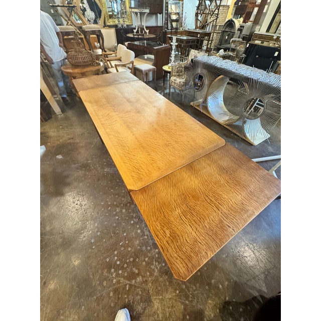 Danish Mid Century Oak Dining Table For Sale In Dallas - Image 6 of 12