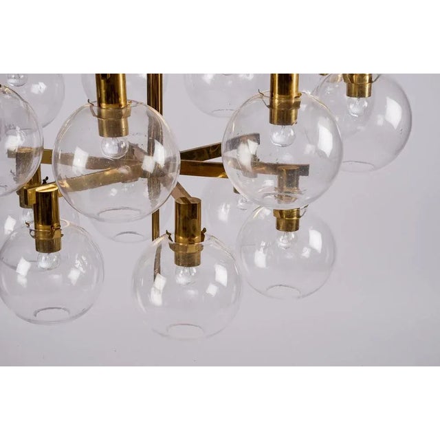 Brass Chandelier Model 348/15 from Hans-Agne Jakobsson, 1960s For Sale - Image 6 of 10