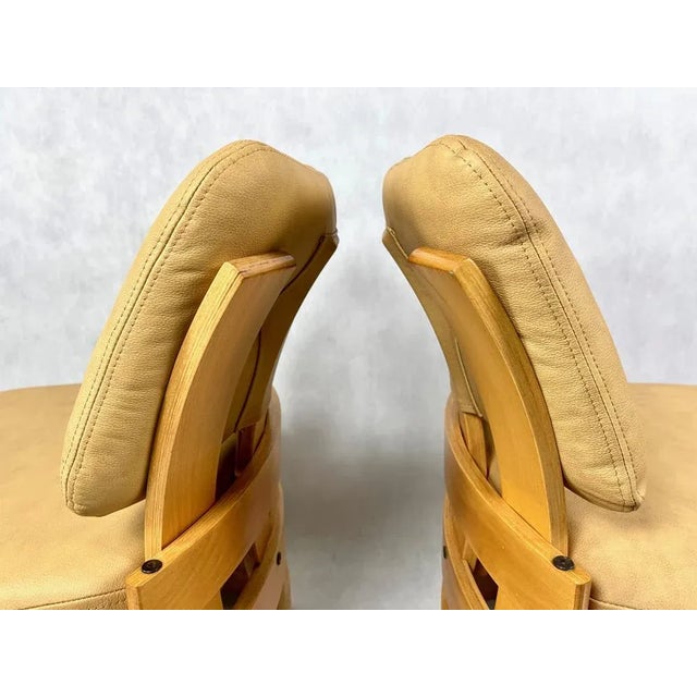 Set of Polish Club Chairs Rondo attributed to Romuald Ferens, 1970s For Sale - Image 4 of 13