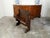 Italian 19th Century Walnut Hall Bench with Carved Back and Large Volutes For Sale - Image 11 of 12