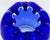 Fenton Cobalt Blue Ruffled Vase – Hand Painted & Signed by J. Cunningham For Sale In Pittsburgh - Image 6 of 10