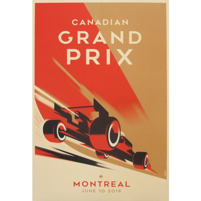 2019 Contemporary Mads Berg Sports Poster - Canadian Grand Prix, Montreal For Sale - Image 6 of 6