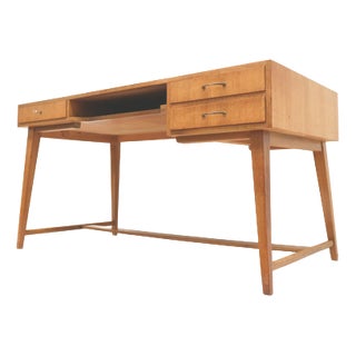 Vintage Desk with Slender Legs from WK Möbel, 1970s For Sale