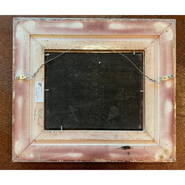 Vintage Paris Storefronts Original Oil Painting, Framed For Sale - Image 12 of 12