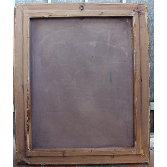 Mid-Century Modern Modernist Hungarian Style Oil Painting Three Graces Homage to Béla Kádár (Framed) For Sale - Image 3 of 8