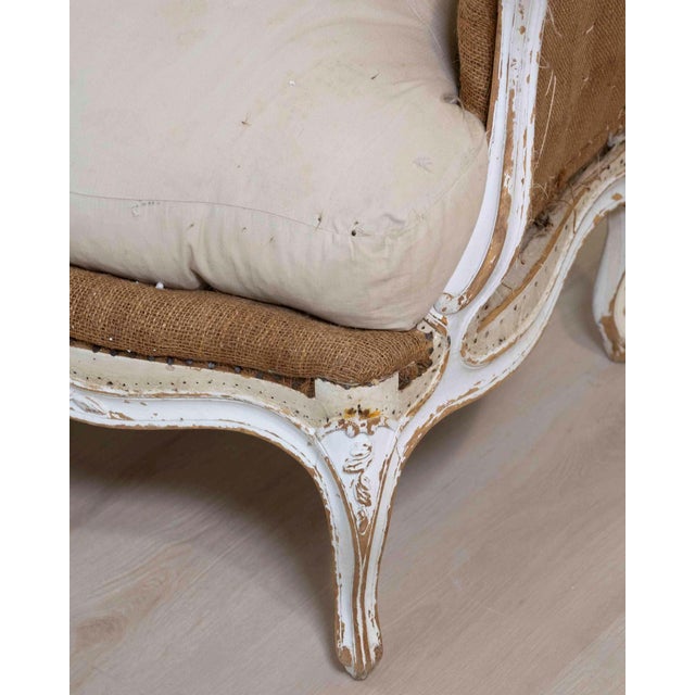Mid 20th Century Pair of 20th Century French Chairs, Ready to Upholster For Sale - Image 5 of 10