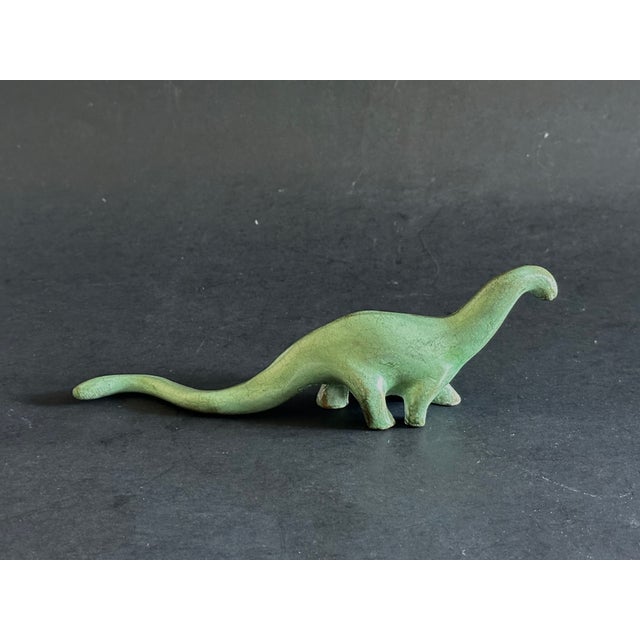Miniature Brontosaurus Dinosaur Figurine For Sale - Image 9 of 10