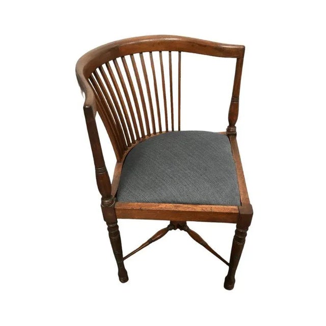 Maple Wood Corner Chair With Upholstered Seat by Adolf Loos, Circa 1900 For Sale - Image 4 of 10