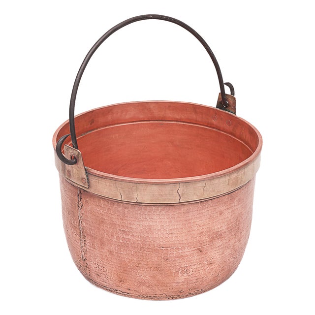 Large Duro Planter or Cauldron with Handle, 1890s For Sale
