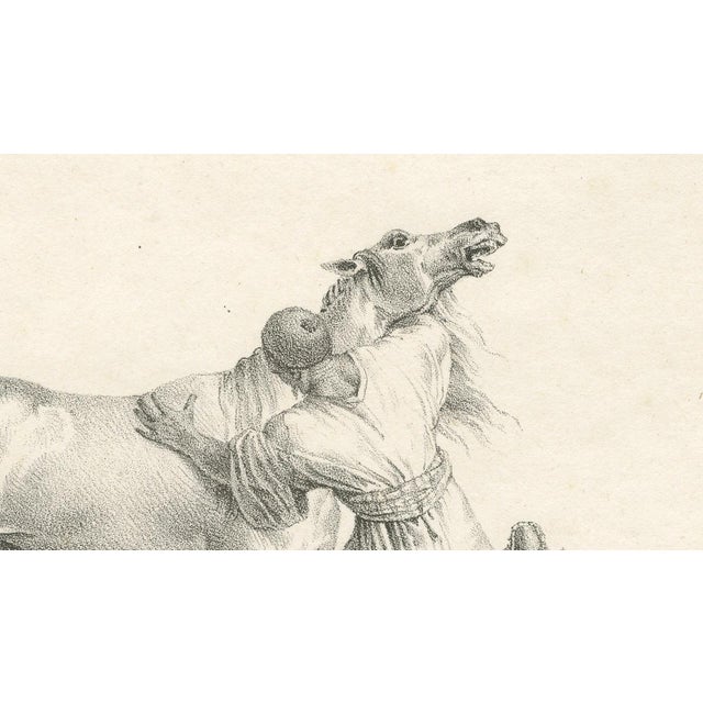 Paper Aubry after Carle Vernet, Horsemen, 1825, Lithograph For Sale - Image 7 of 9