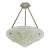 1930s Opalescent French Art Deco Pendant Light by Hettier Vincent & Hanots For Sale