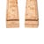 Large Pair of Mid-20th Century Pink Salmon Tessellated Stone Obelisks For Sale In New York - Image 6 of 9