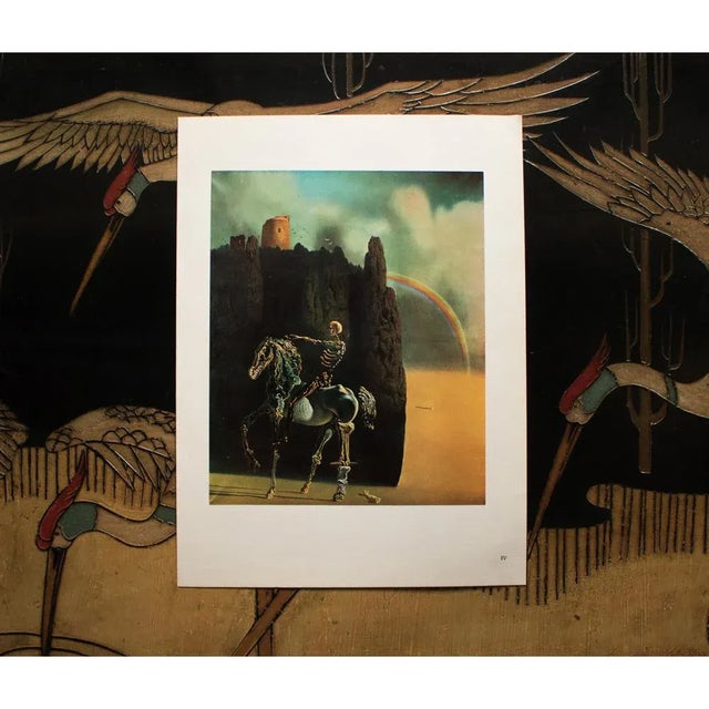 The School of Paris 1957 After Salvador Dali, "The Knight of Death" First Edition Period Photogravure For Sale - Image 3 of 8