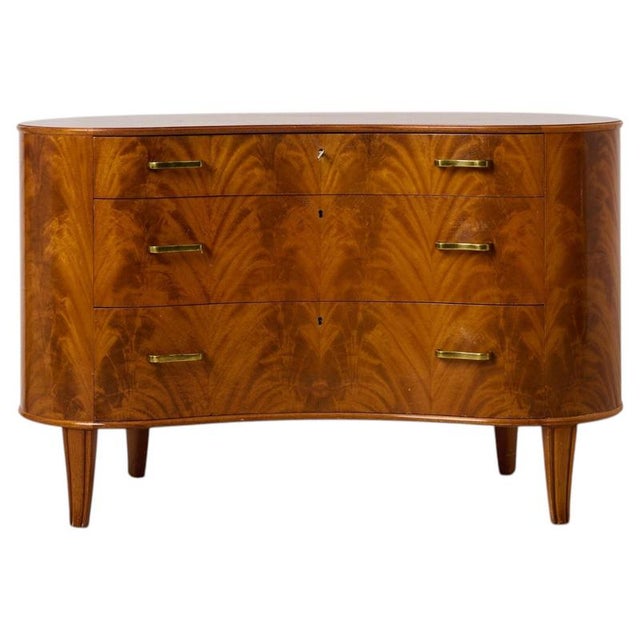 Vintage Swedish Mahogany Sideboard by Axel Larsson for Bodafors, 1940 For Sale - Image 11 of 11