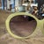 Plastic 1990s Vintage Fake Green Marble Acetate Bon Bon Italian Sunglasses For Sale - Image 7 of 11