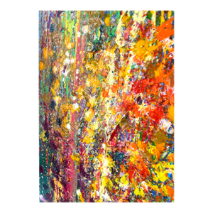 Homage - Van Gogh - Abstract Expressionist Composition in Acrylic on Canvas by Charles David Francis