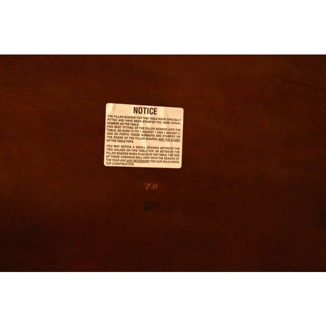 Henkel Harris Mahogany Double Pedestal Dining Table For Sale - Image 17 of 18