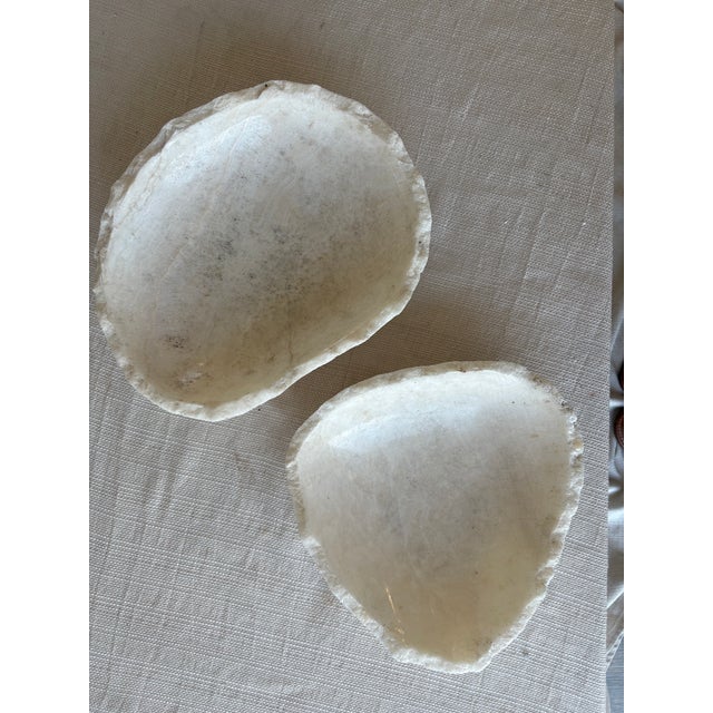 2020s Raw Edge White Onyx Bowl [2 Available] For Sale - Image 5 of 18