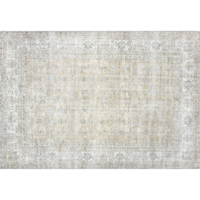 Textile 1960s Turkish Oushak Rug For Sale - Image 7 of 7