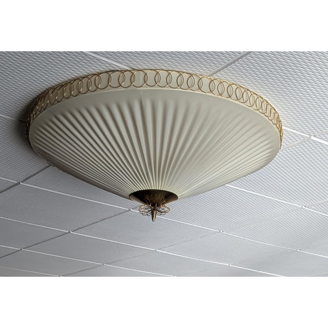 Vintage Finnish Flush Mount by Paavo Tynell for Idman, 1950s For Sale - Image 15 of 15