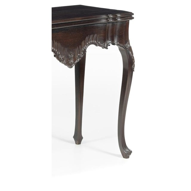 King Jose Style Tea Table in Noble Wood For Sale - Image 3 of 8