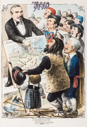 Giuseppe Andrea Angeloni - Original Lithograph by Antonio Manganaro - 1870s 1870s