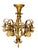1920s Chain Drop Aztec Gold 1920s Chandelier With Original Finish #2607 For Sale - Image 5 of 12