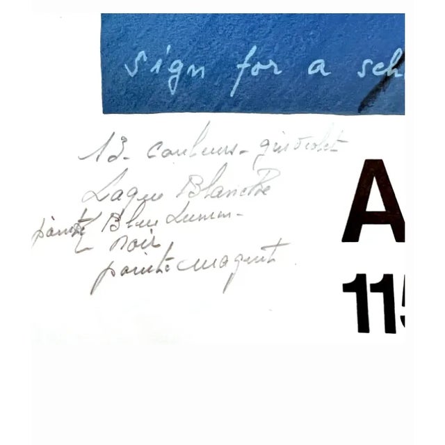 "Sign for a School for Pirates" by Max Ernst, 1970 Original exhibition poster published by the Atelier Mourlot on Bank...