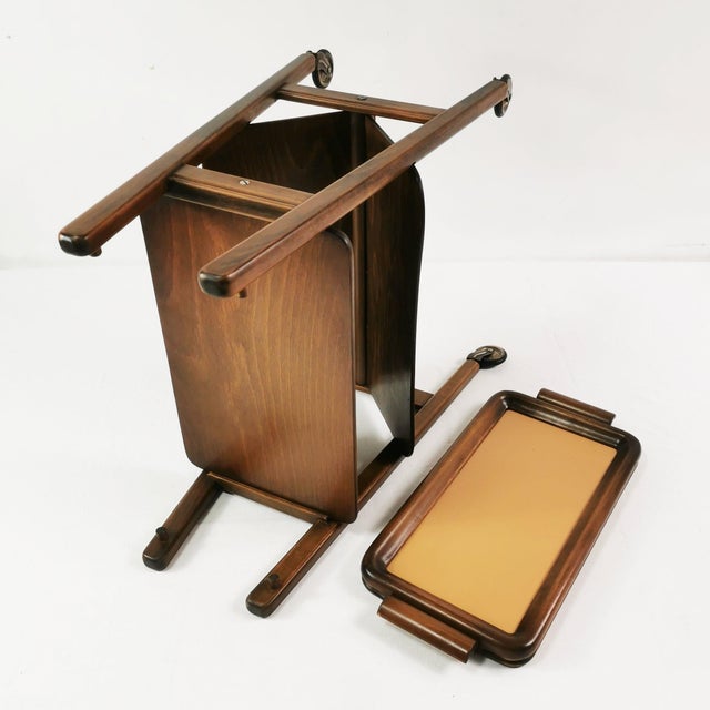 Italian Modern Bar Serving Cart, Italy, 1950s For Sale - Image 13 of 16