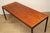 Vintage Danish Teak and Black Lacquered Metal Table, 1950s For Sale - Image 3 of 18