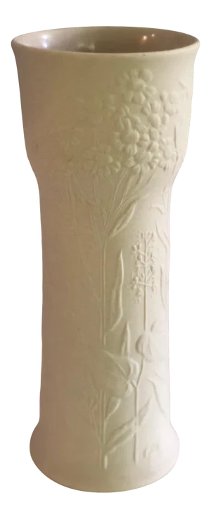 Vintage Arabia Porcelain Floral Vase Finland Scandinavian Gunvor Olin-Grönvista